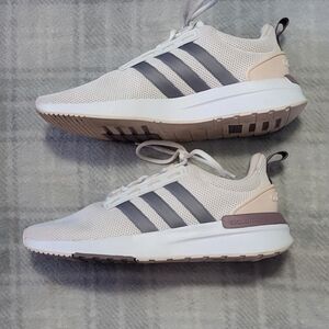 Adidas Light Pink and Gray Athletic Shoes Racer Tr21 Size 7.5